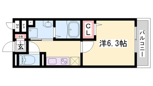 セジュール 大村の物件間取画像